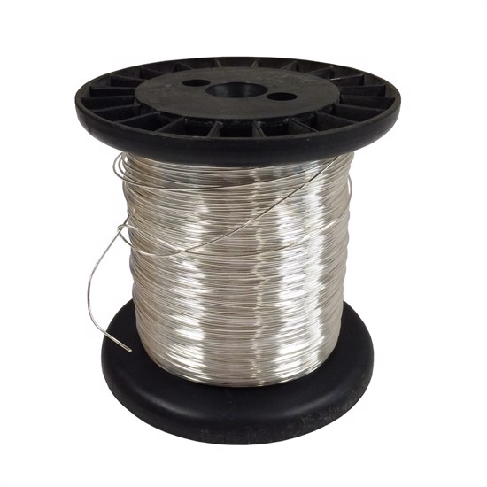 Silver-plated copper wire 0.4mm - 1 kg - 830 m
