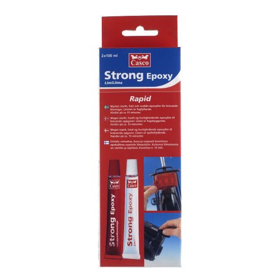 Casco Strong Epoxy Rapid 2x100 ml - Red