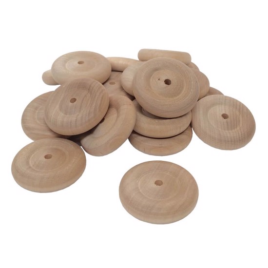 Wooden Wheel 30x10 mm - 20 pc.