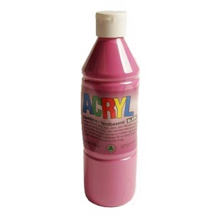 Acrylic Paint - Pink 0.5 l