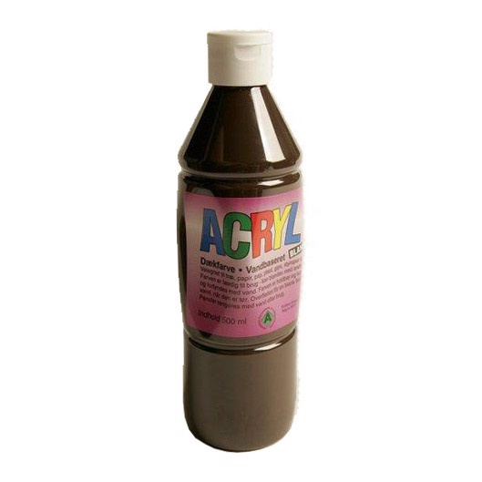 Acrylic Paint - Brown 0.5 l