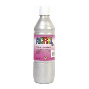 Acrylic Paint - Silver Metallic 0.5 l