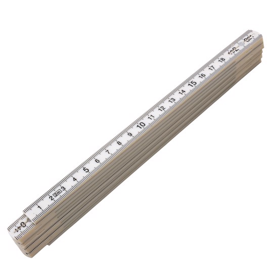 Folding Rule Rawlink Plastic - 2 metres