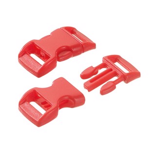 Click buckle plastic 14 mm - Red