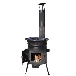 Outdoor Wood-Burning Stove - including 10 l Pot - Diameter: 31 cm