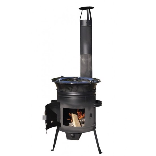 Outdoor WoodBurning Stove including 10 liter Pot Diameter 31 cm