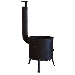 Outdoor Wood-Burning Stove