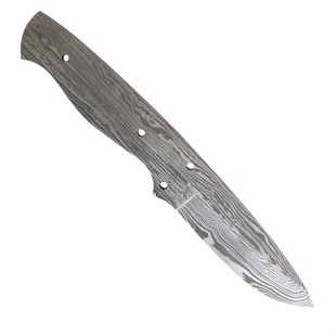 Damascus full tang blade KHS16 - 90 mm