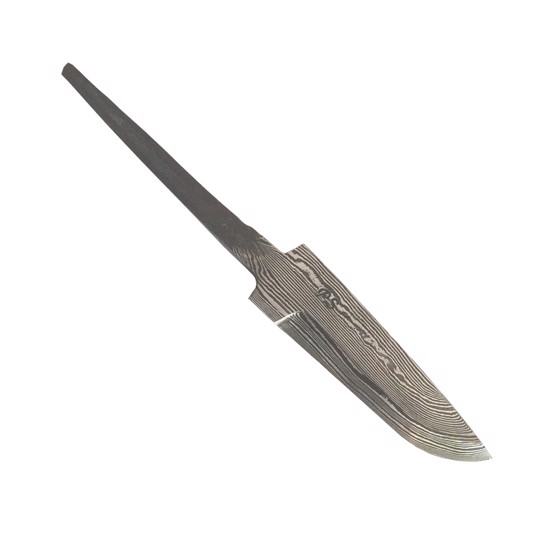 Poul Strande Damascus Knife Blade - 90 mm