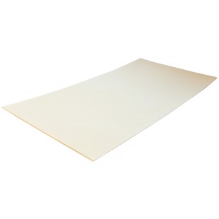 Fiberboard - White - 0.8x125x250 mm