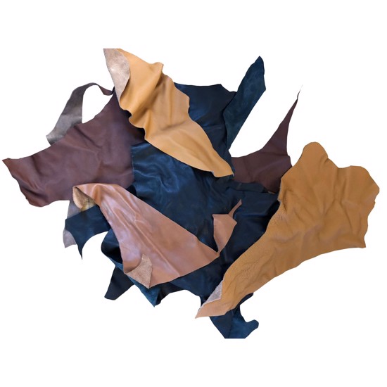 Leather scraps - 15 kg.