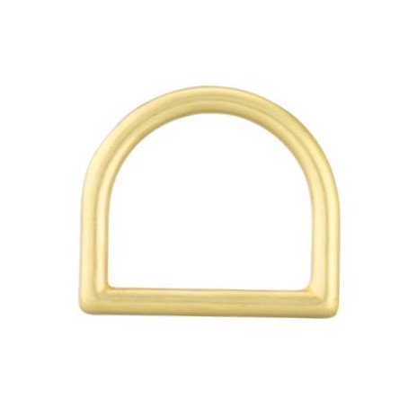 D-Ring - Brass 18 mm