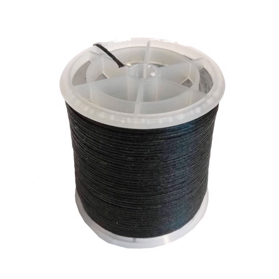 Waxed Thread - Black - 0.9 mm x 90  m