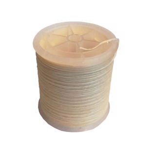 Waxed Thread - White - 0.9 mm x 90 m