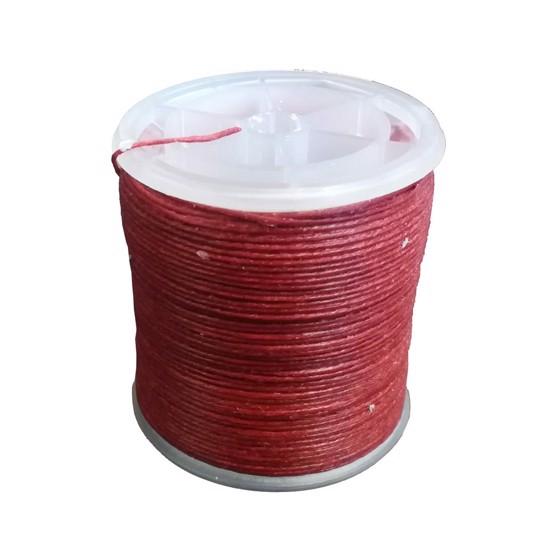 Waxed Thread - Red - 0.9 mm x 90 m