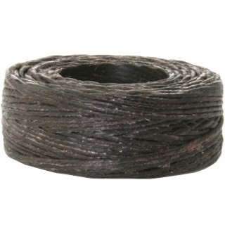 Waxed Thread - Brown - 0.9 mm x 25 m