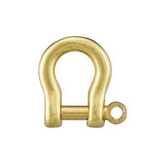 Solid Removable D-Ring - Brass