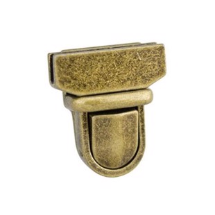 Tuck Lock Clasps
 - Antique Brass