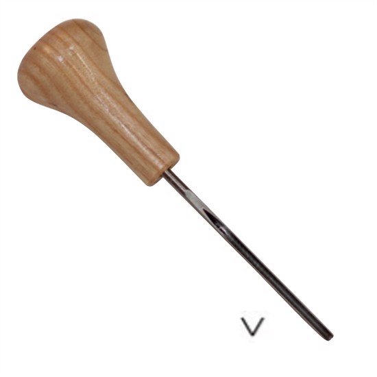 Wood Carving Gouge Ball-Shaped Handle 3.0 mm V 60