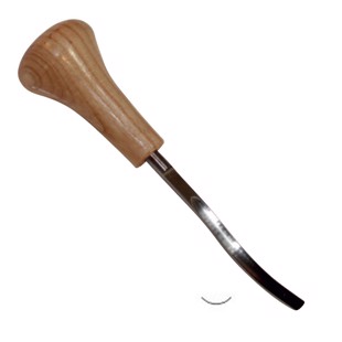 Wood Carving Gouge Ball-Shaped Handle 6.0 mm U Curved