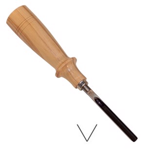 Wood Carving Gouge 8.0 mm - V 60