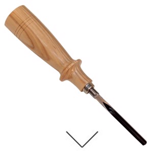 Wood Carving Gouge 8.5 mm - V 90