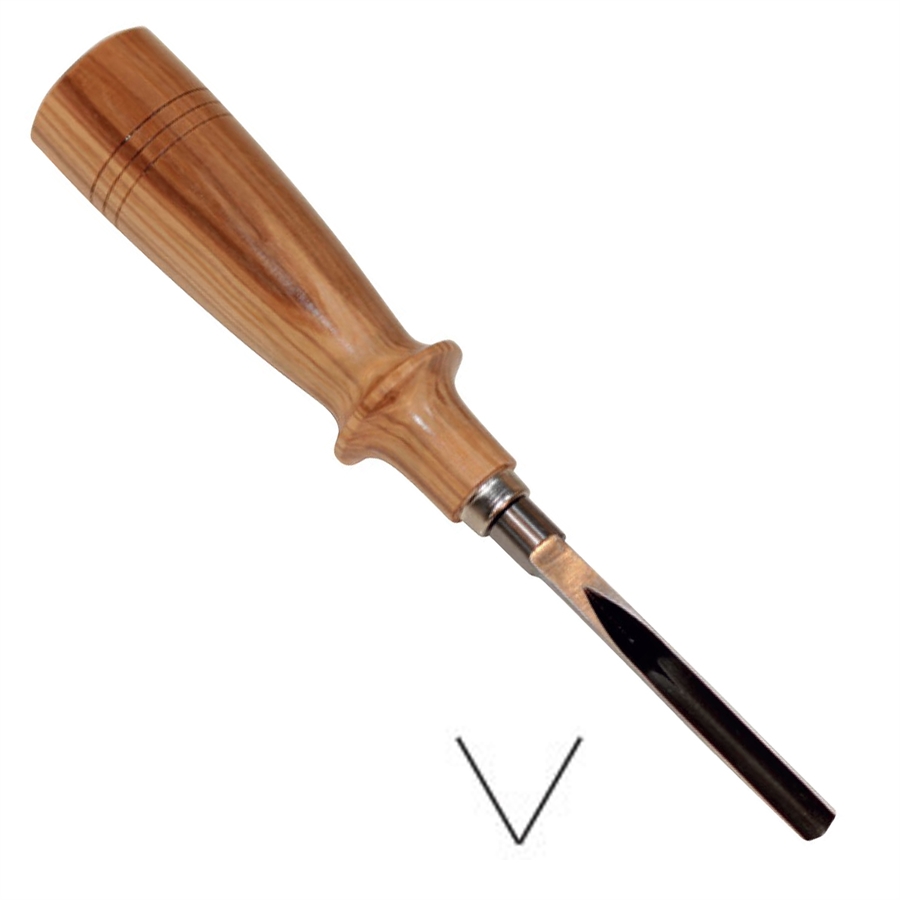 Buy Wood Carving Gouge 10.0 mm V 60 online here Linaa