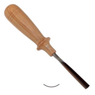 Wood Carving Gouge 12 mm - R 10 - U