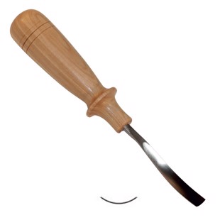 Wood Carving Gouge 12 mm - R 10 - U Spoon