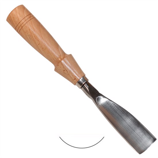 Buy Wood Carving Gouge 40 mm R 25 U online here Linaa