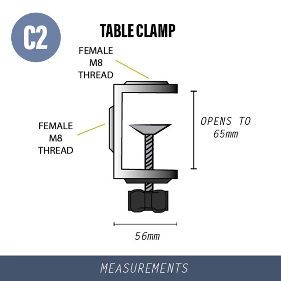 GloForce Table Clamp