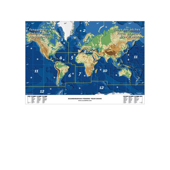 World Fishing Areas Mini-Map - WITHOUT