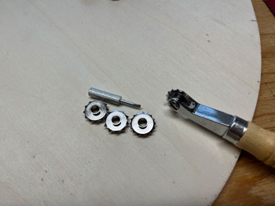 Step 20 Use the marking wheel