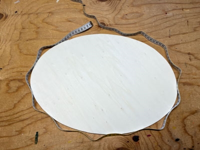 Step 6 Measure the circumference with a tape measure