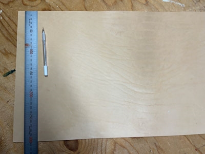Step 7 Leather edge