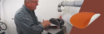 Change Velcro sanding disc on your disc sander