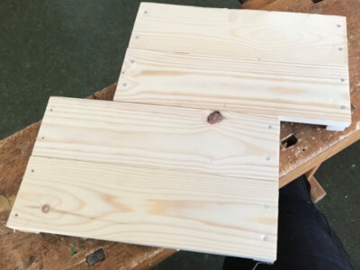 Step 6 Assemble the box with nails and glue