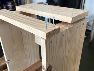 Step 8 Assemble the wooden box at the ends