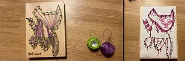 String Art on Wood Based on Children's Drawing | DIY Guide